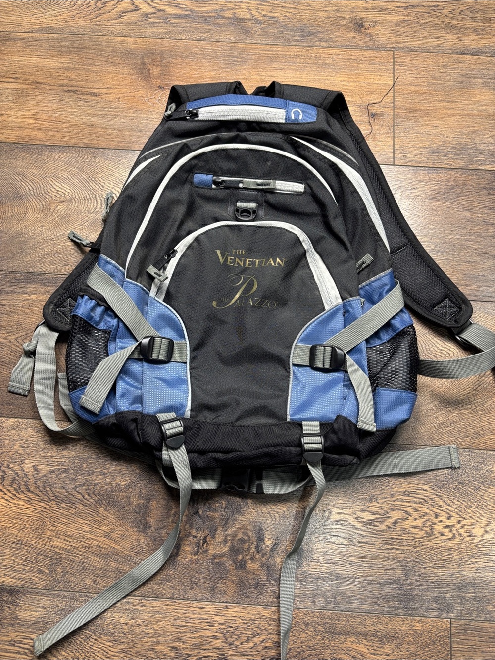 Black & Blue Men's Backpack
